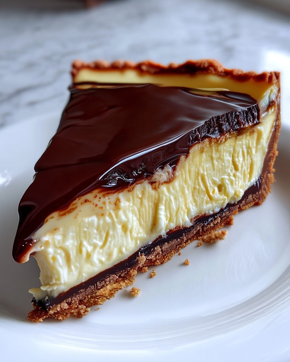 Boston Cream Pie Cheesecake Recipe