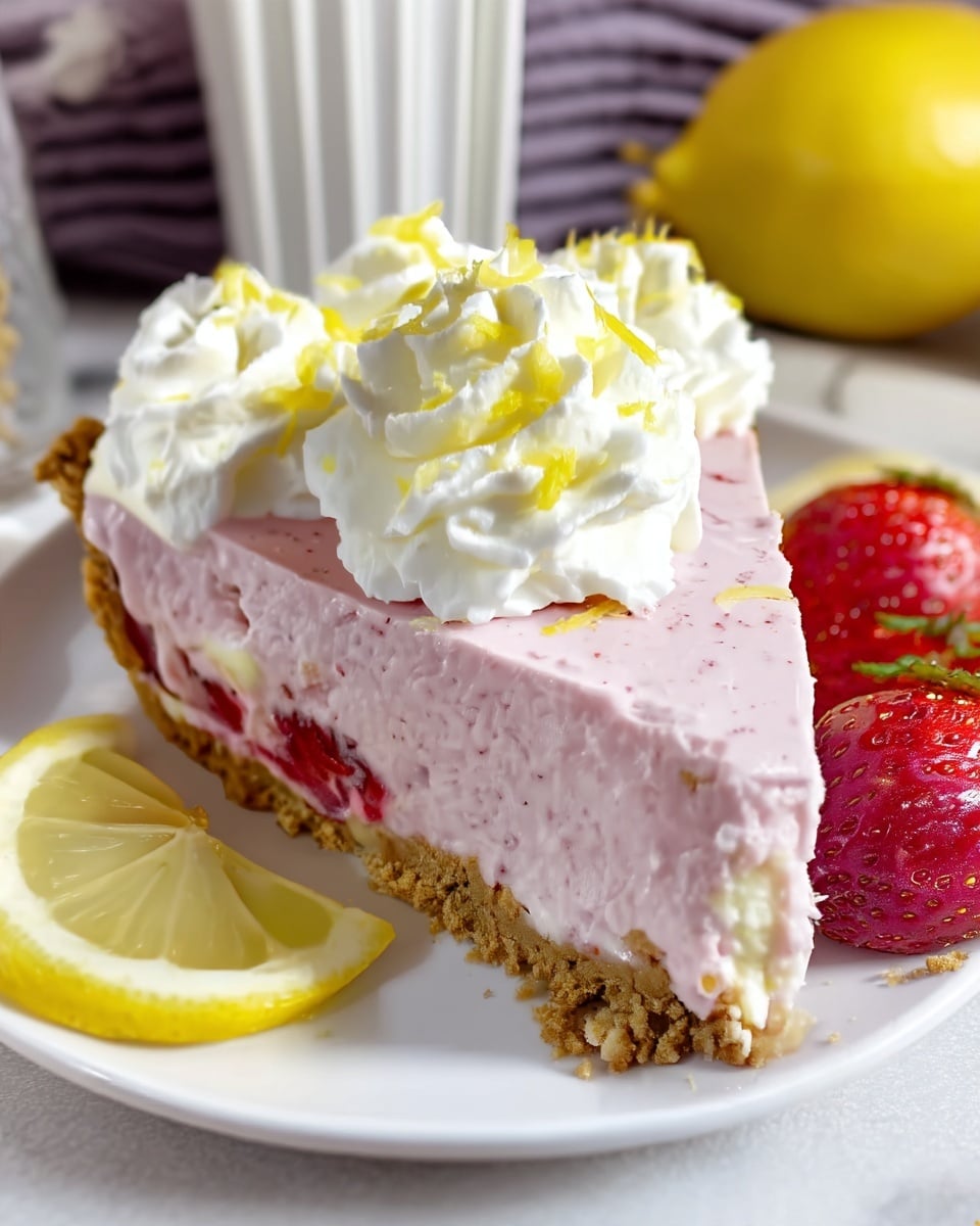 Strawberry Lemonade Dream Pie Recipe