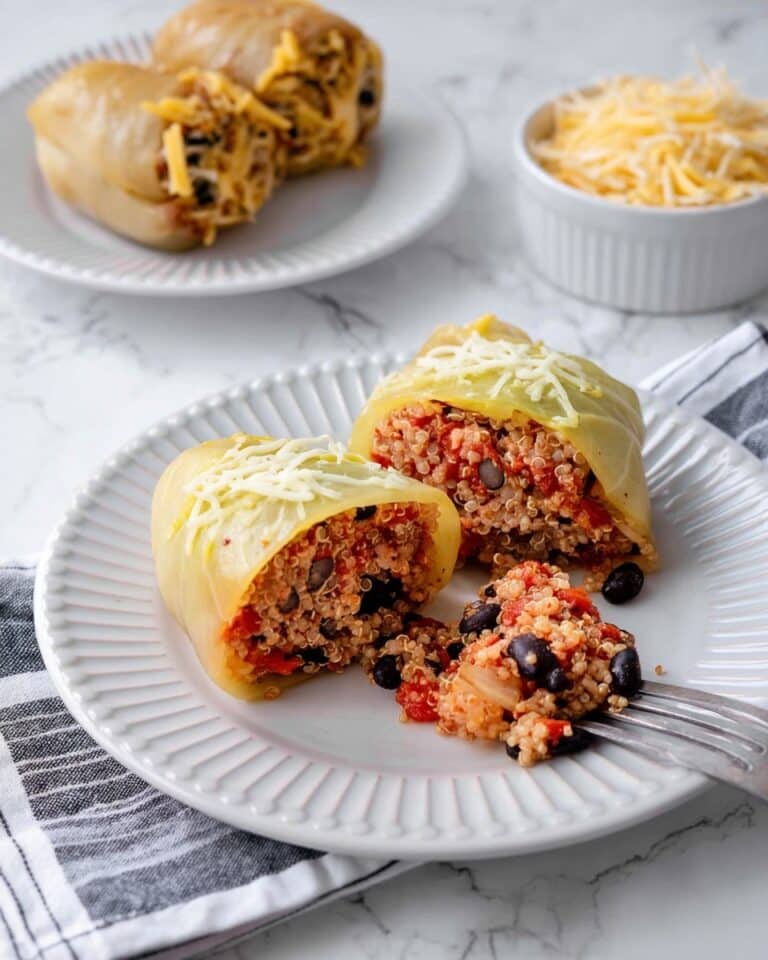 Slow-Cooker Stuffed Bell Peppers with Chicken, Quinoa, and Black Beans Recipe