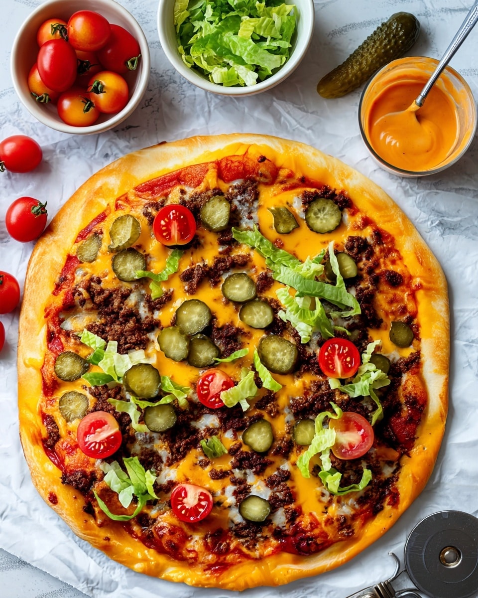 Cheeseburger Pizza Recipe
