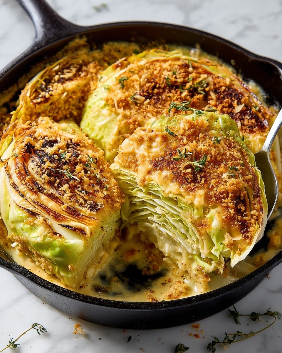 French Onion Cabbage Gratin Recipe