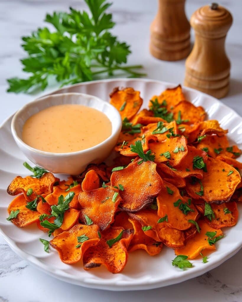 Crispy Baked Carrot Chips Recipe
