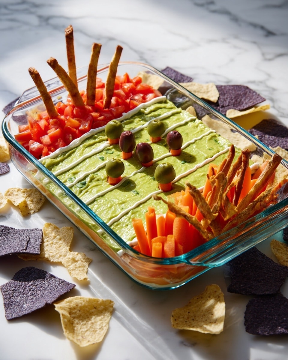 Football Field Dip Recipe