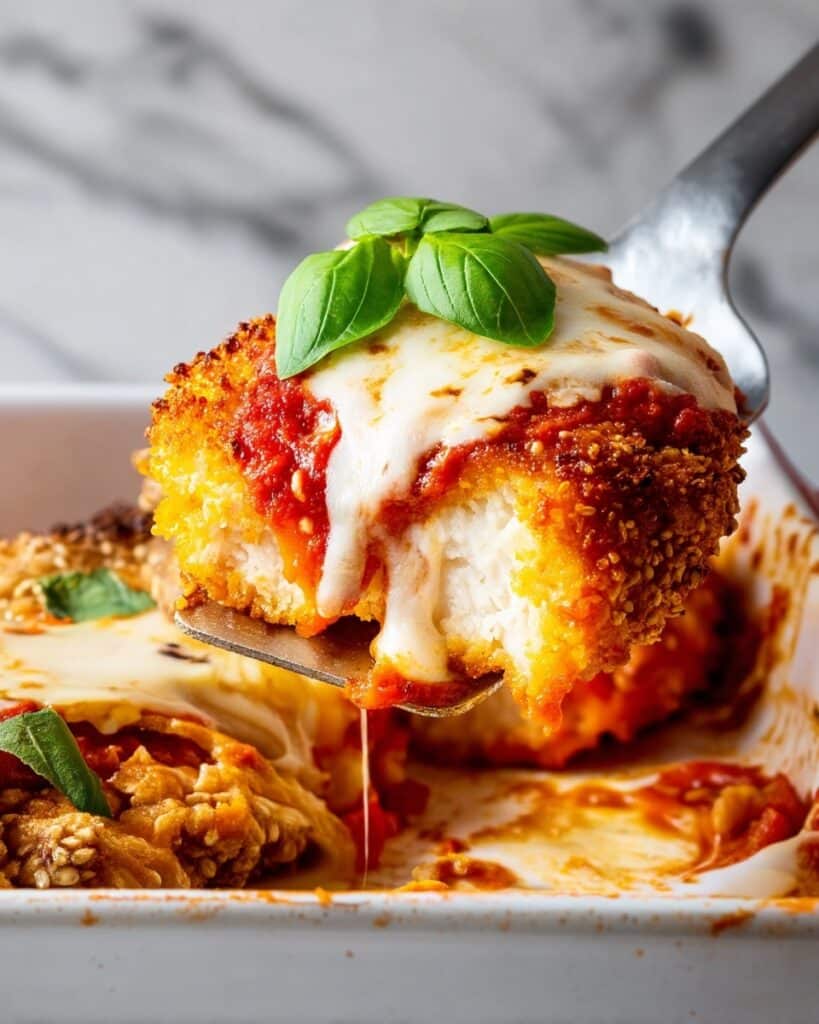 Sesame Seed-Crusted Chicken Parmesan Recipe