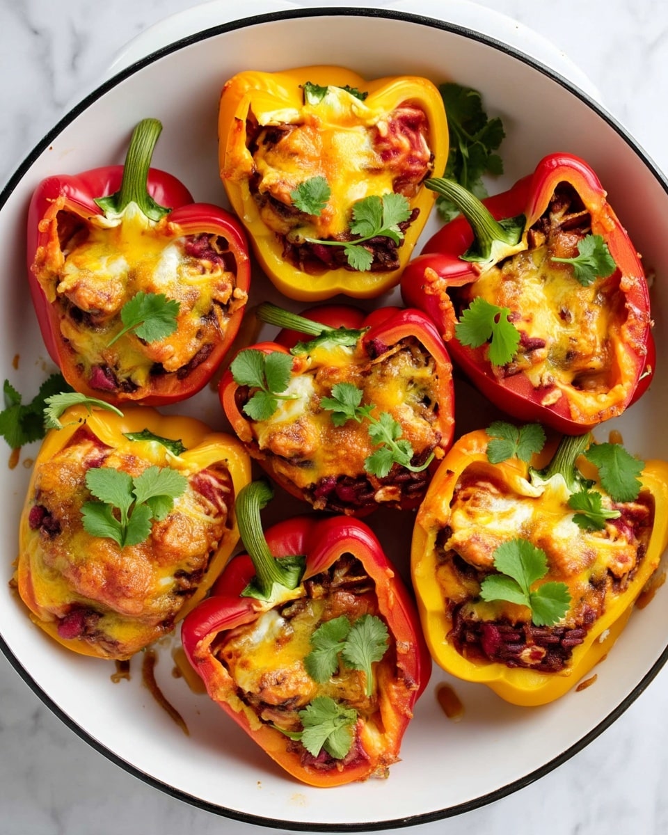 Chicken-Stuffed Peppers Recipe
