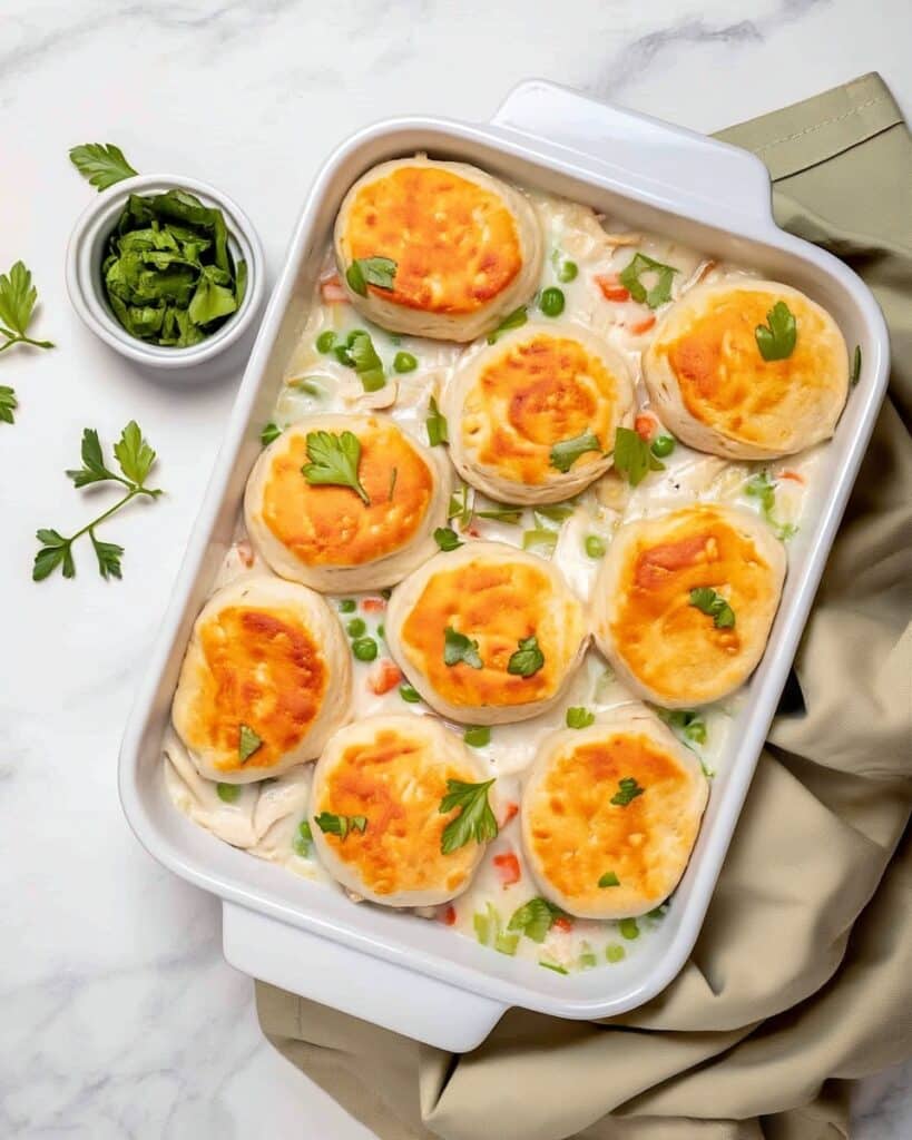 Chicken and Biscuit Casserole Recipe