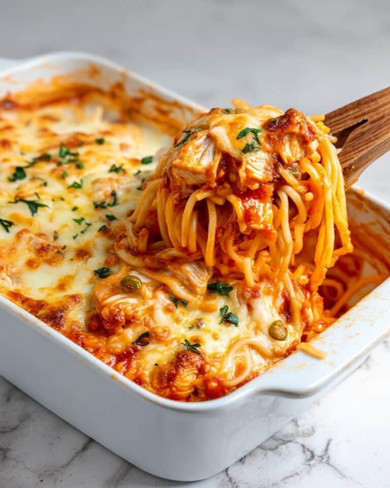 Creamy Chicken Spaghetti Bake Recipe