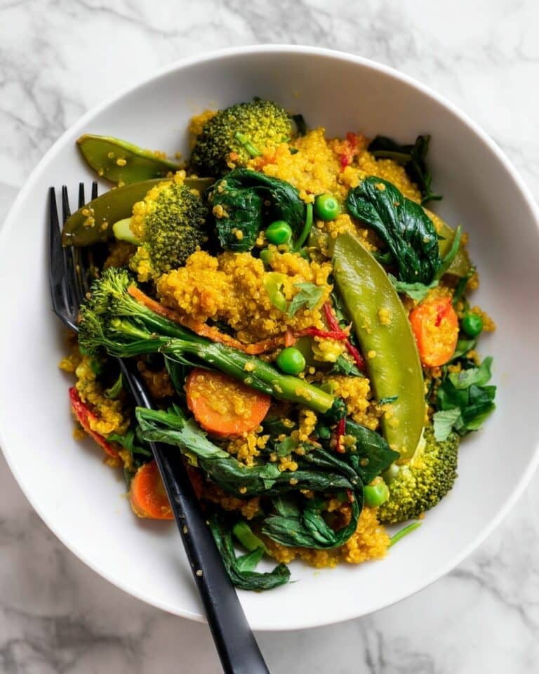 Slow-Cooker Turmeric Vegetable Quinoa Recipe