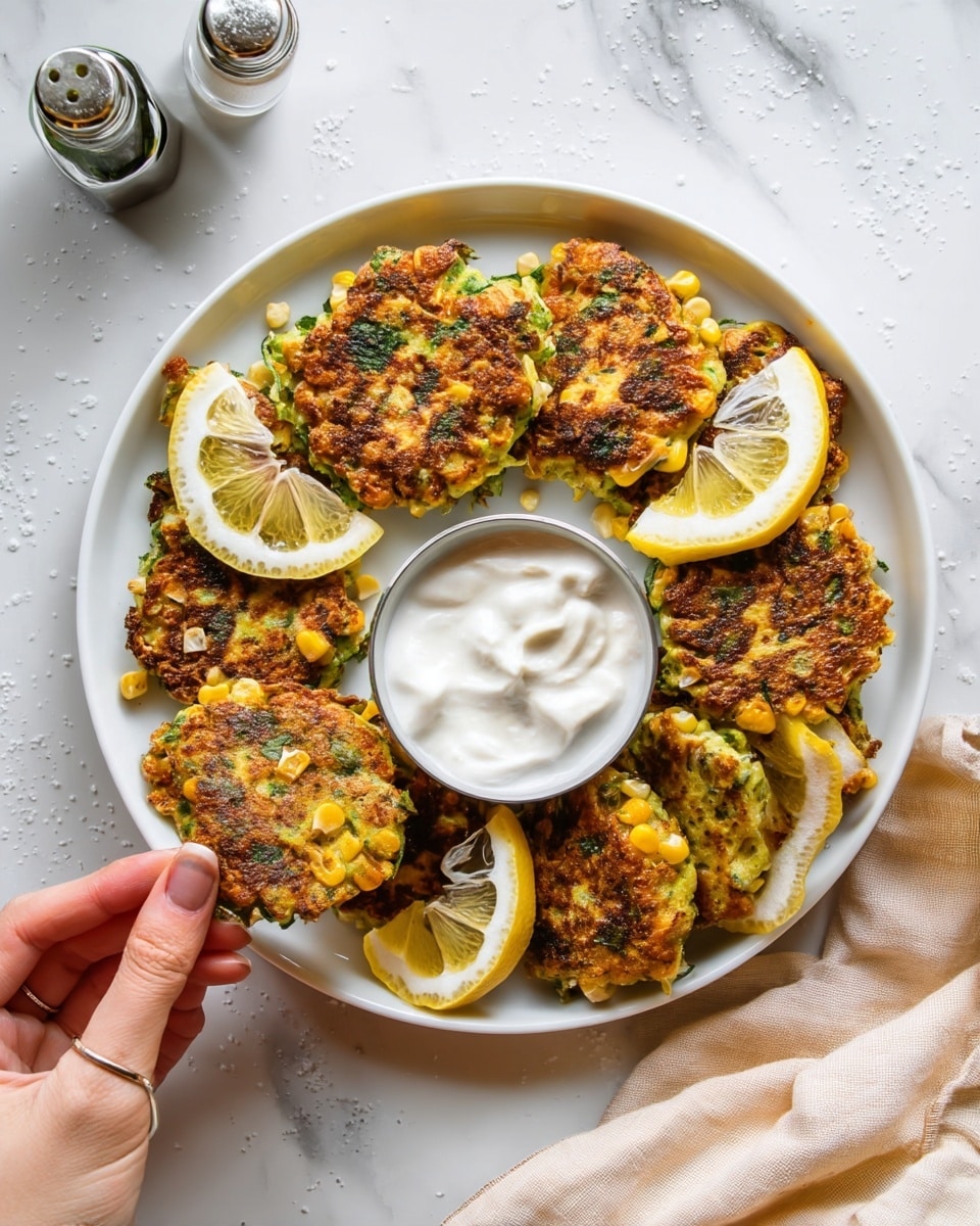 Zucchini Corn Fritters Recipe