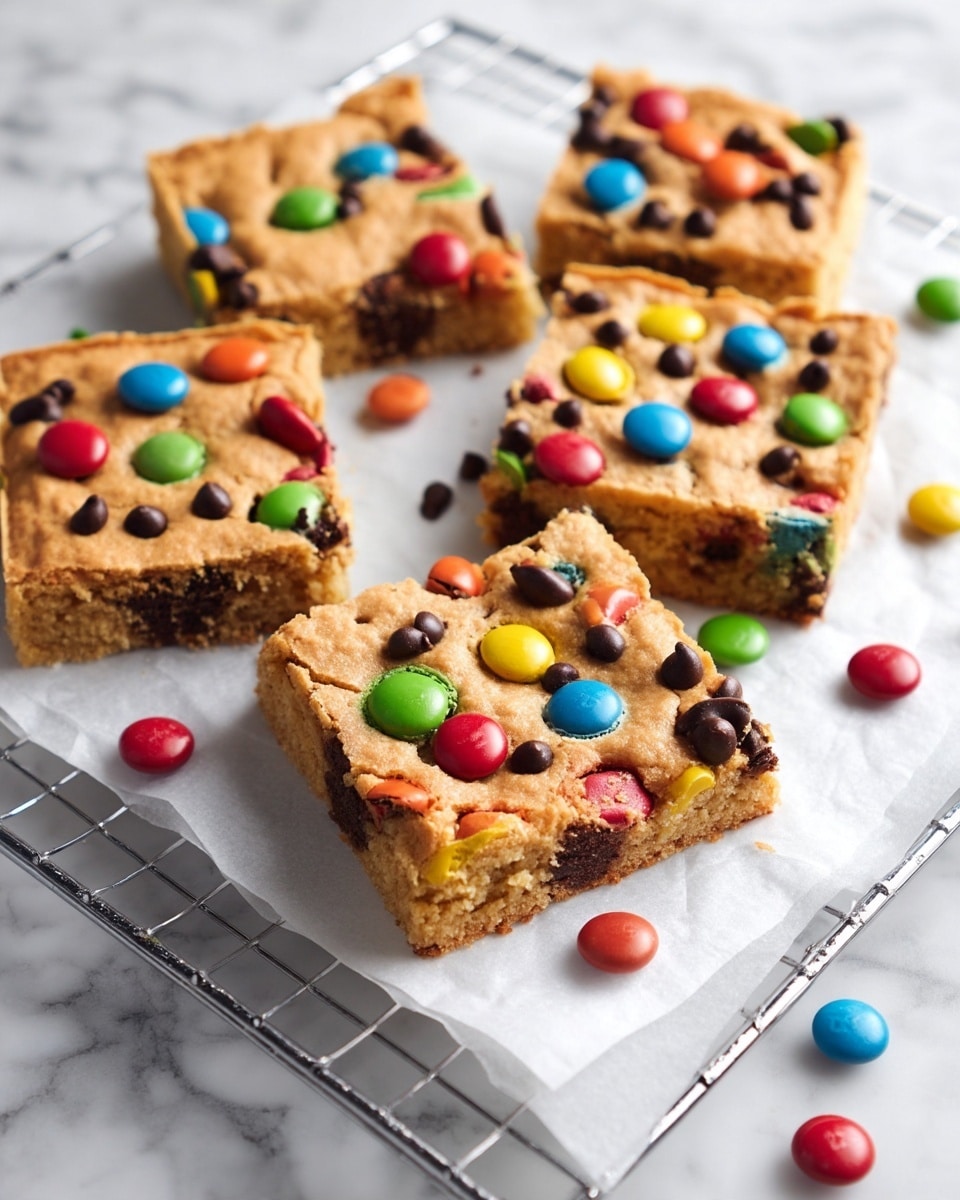 M&M’s Cookie Bars Recipe