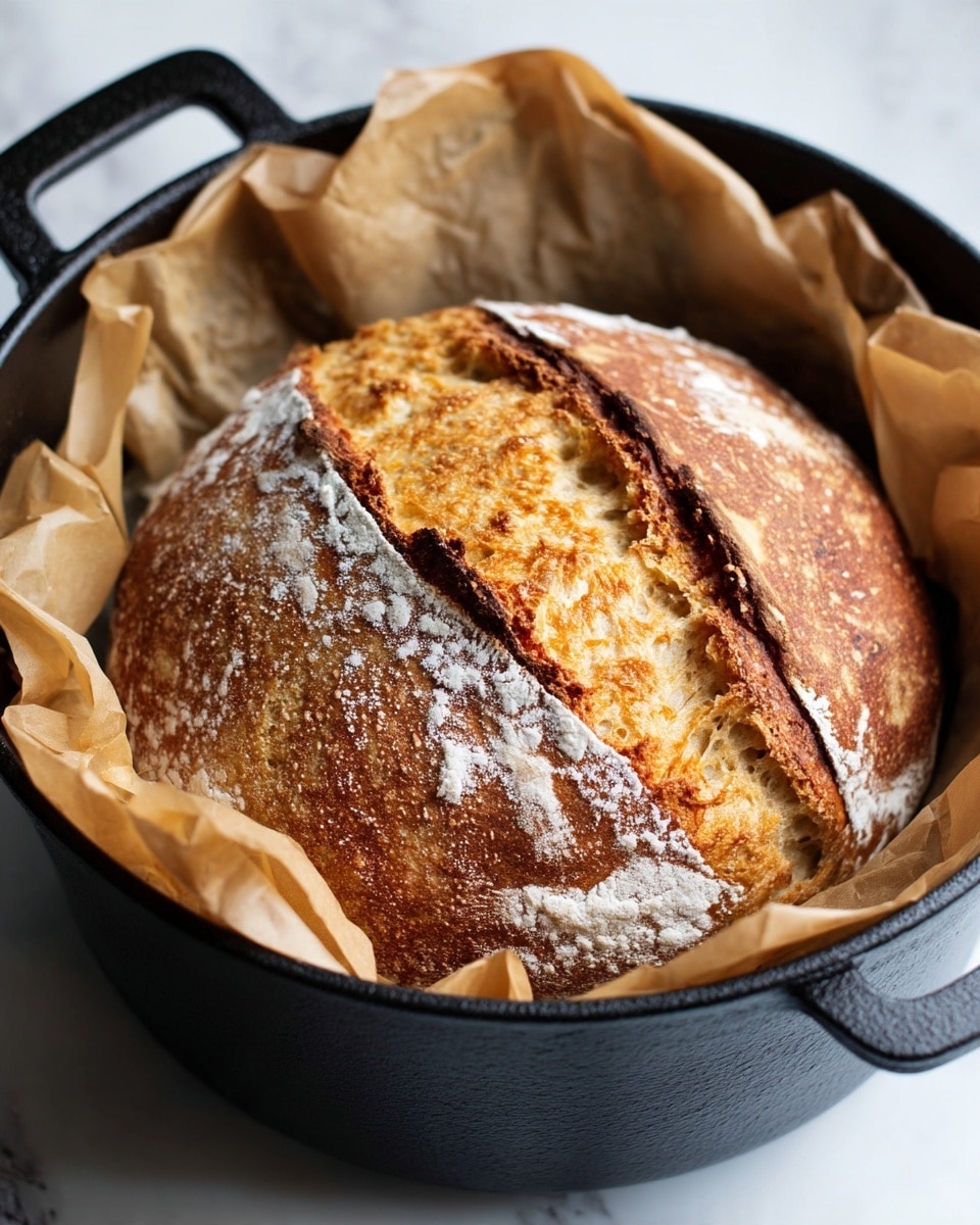 Instant Pot No-Knead Bread Recipe